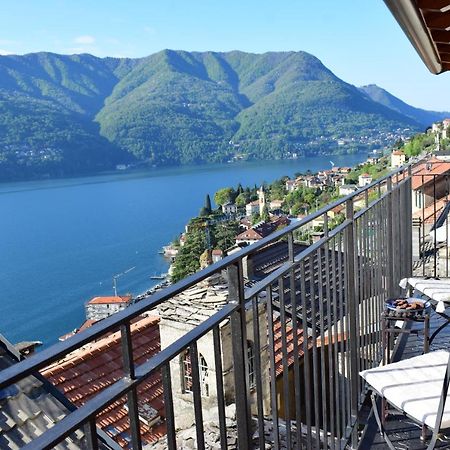 Romantic Home Stone With Amazing View Lake Of Como And Oleandra Laglio Ngoại thất bức ảnh