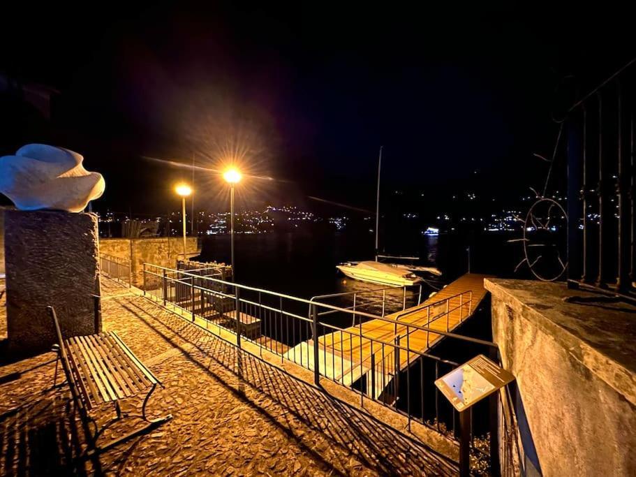 Romantic Home Stone With Amazing View Lake Of Como And Oleandra Laglio Ngoại thất bức ảnh
