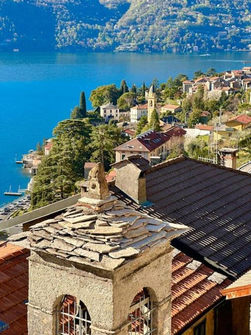 Romantic Home Stone With Amazing View Lake Of Como And Oleandra Laglio Ngoại thất bức ảnh