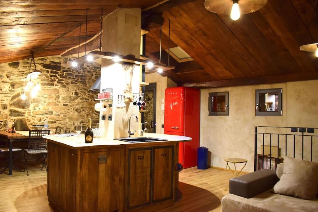 Romantic Home Stone With Amazing View Lake Of Como And Oleandra Laglio Ngoại thất bức ảnh